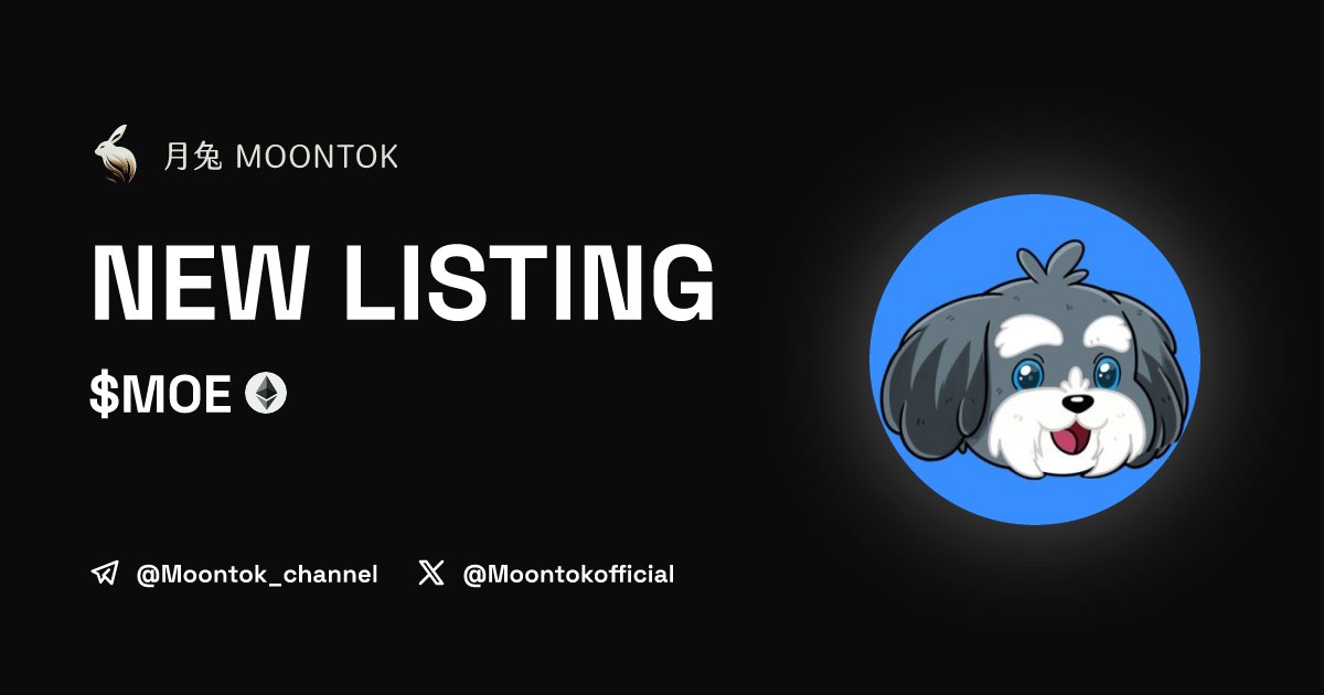 MoontokListing's tweet photo. ⚡ 月兔雷霆 - Moontok Xpress

Marvin on ETH ($MOE)
https://t.co/nal05lZvnF

0x08012E84B862078E549e5F48399F973aD53CF029

LIQ: $12,177 | MC: $11,789

#altcoin #memecoins @MarvinOnEth @moontokofficial https://t.co/fuzic5Gzva