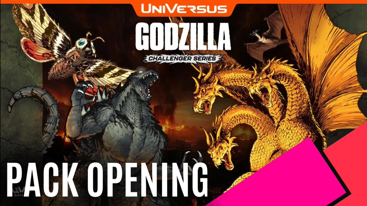 [Pack Opening] UniVersus // Godzilla // Challenger Series Decks

YT LINK: youtube.com/watch?v=f8lpiz…

#UniVersus #Godzilla #ChallengerSeries #PackOpening | <a href="/UniVersusCCG/">UniVersus CCG</a>