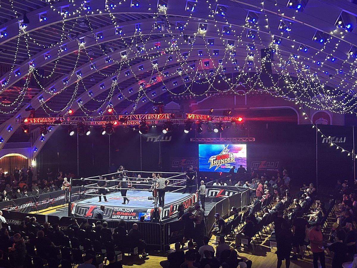 ThomasJJStarr's tweet photo. Good crowd for @MLW Blood and Thunder @slamwrestling https://t.co/rvVDJJLNKg