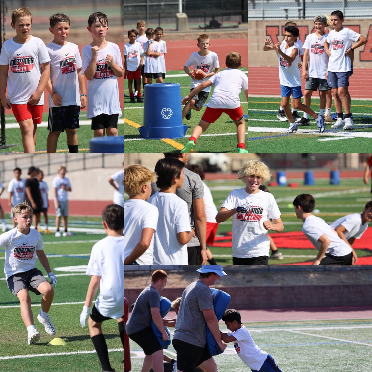 MVHS_Football's tweet photo. Fantastic time at our Mustang Football Skills Camp Today! https://t.co/jKt9rcpAkf