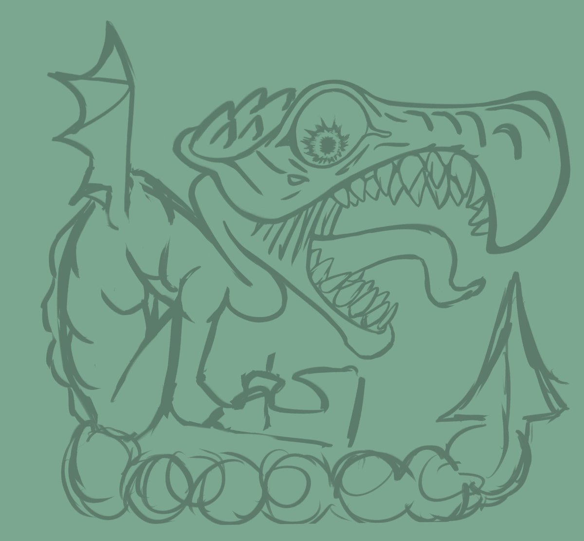 0TG__'s tweet photo. Drawing 5 is on its way!

Neo Ridley is hard to draw. From what I can tell there’s no official art of him outside of sprite work so it’s difficult getting the details right.

#metroidprime4 #prime4 Metroid https://t.co/zQ4NgsQStm
