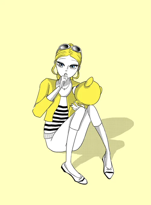 えっ最高天才↓これを擬人化ってこと(過去絵) 