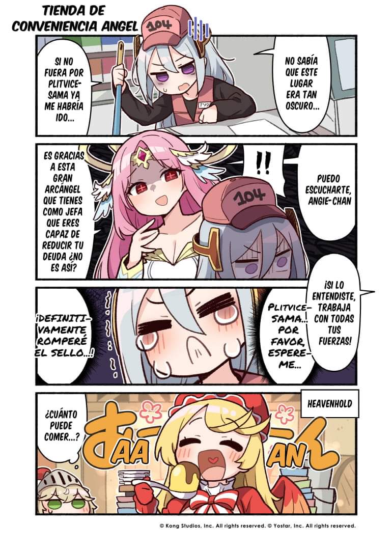 el_guardian_nuv's tweet photo. Días de kanterbury 
Capitulo 10:tienda de conveniencia Angel 

#GuardianTales #gachas #gabriela #Memes #juegos #angie #comic https://t.co/I1TNyOXMSM