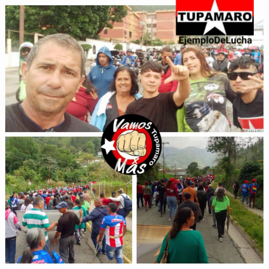 Hoy desde el Municipio libertador Mérida en la parroquia JJ osuna Rodríguez en apoyo a la marcha en respaldo al presidente Nicolás Maduro Moros en campaña rumbo a la victoria del 28 de julio los tupas donde están ? Apoyando a Nicolás venceremos ⚫🔴