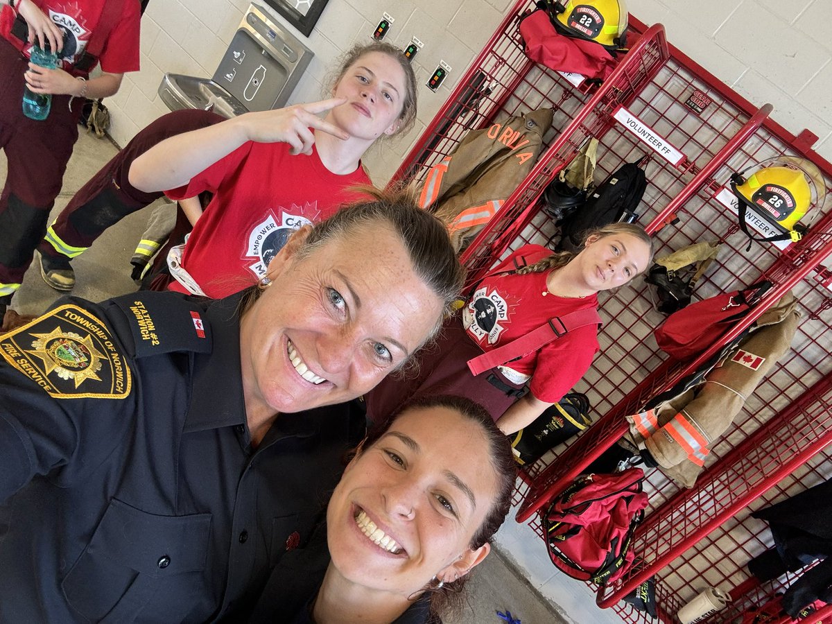 Andreychuk73's tweet photo. Day 2 of Camp Molly Orillia! Such an amazing experience. #campmollyorillia #livingmybestlife #firefighter https://t.co/9MJFQ26xbP