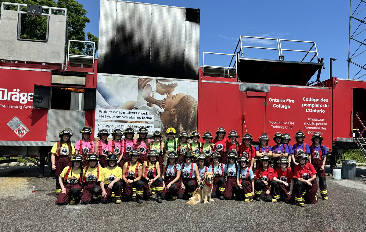 Day 2 of Camp Molly Orillia! Such an amazing experience. #campmollyorillia #livingmybestlife #firefighter