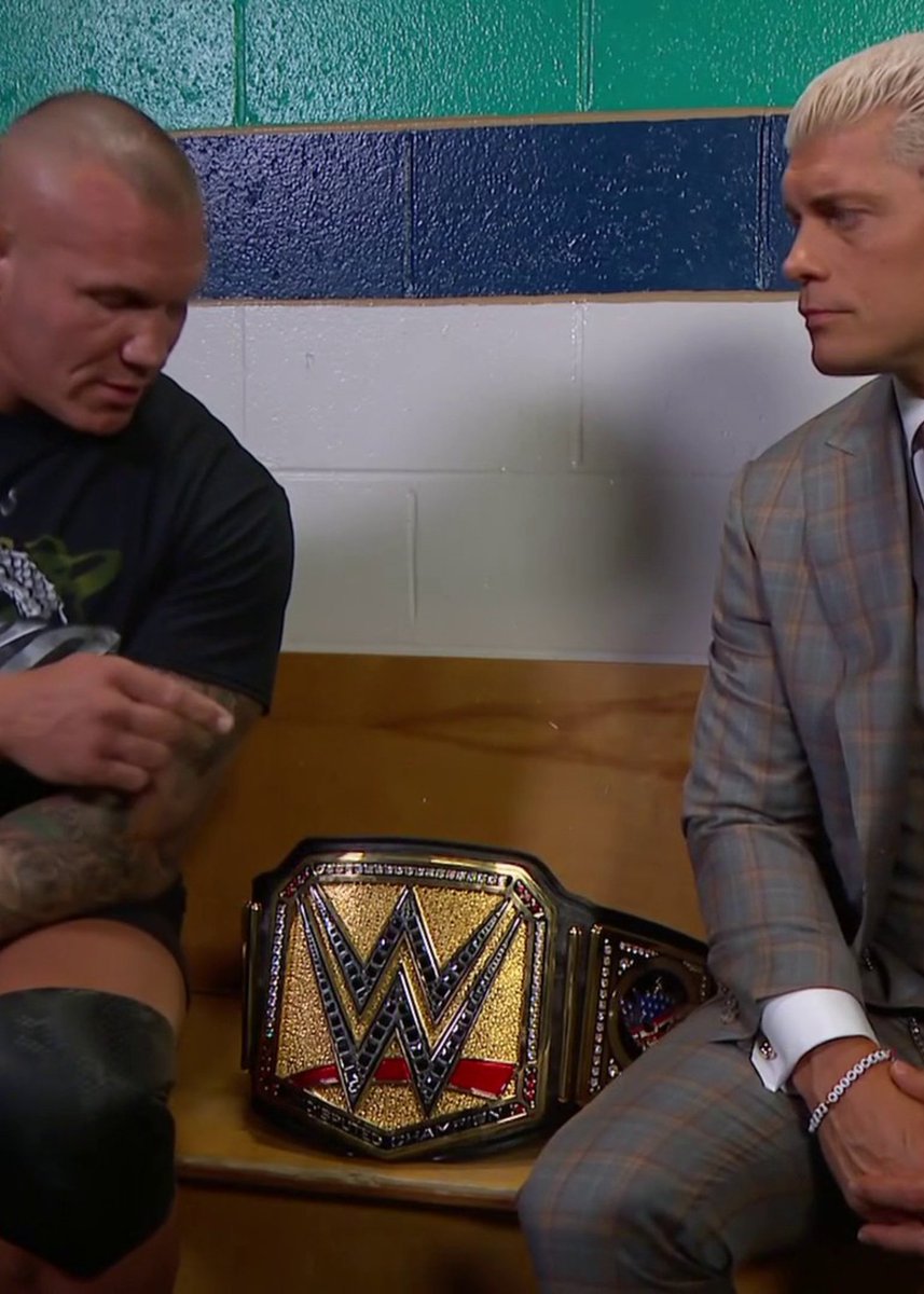 WrestlingWCC's tweet photo. Randy Orton says he’ll have Cody Rhodes’ back against anyone who comes for the WWE championship 👀 https://t.co/5Cpf0giOZU