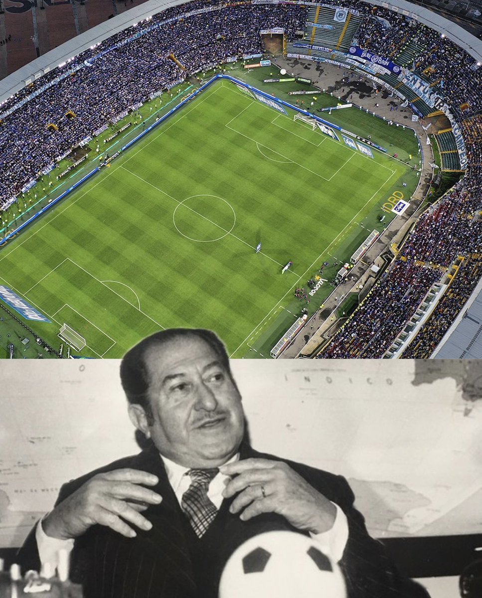 HinchadaAzulMFC's tweet photo. Millonarios, hace historia vendiendo la totalidad de sus abonos. Lo antes 𝗡𝗨𝗡𝗖𝗔 visto en este país. 

El hombre que arriesgó hace unos años trayendo a Pedernera, hoy sonríe desde el cielo. Por fin entendieron que es 𝗠𝗜𝗟𝗟𝗢𝗡𝗔𝗥𝗜𝗢𝗦, Don Alfonso Senior. https://t.co/LzgAkanBz9