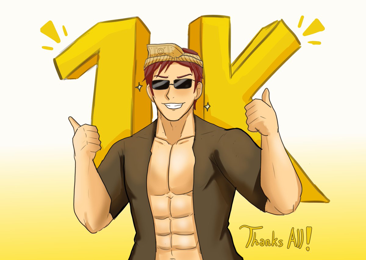 AAAAAA HAPPY 1K++! 🥳🥳
THANKS ALL FOR YOUR SUPPORTS FOR NEARLY TWO YEARS WITH ME!!! 🥹🥹

A poll for the celebration event will be held soon!

#ocpaku