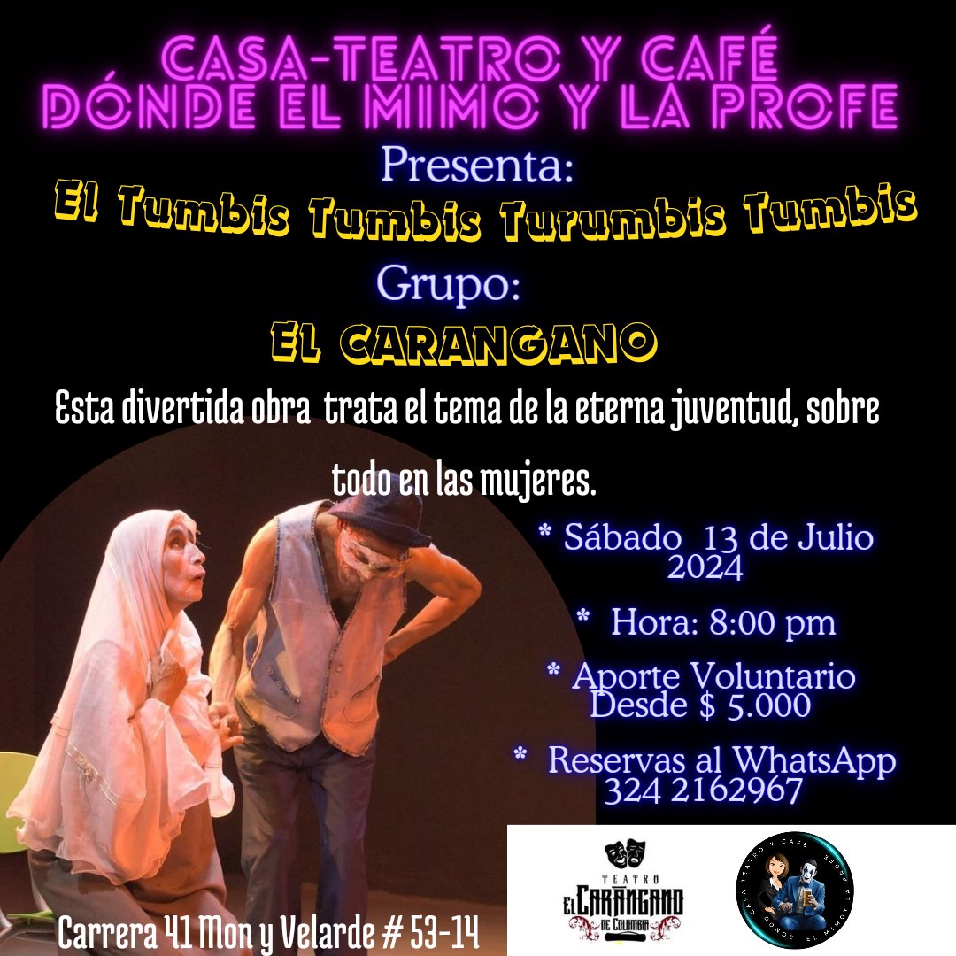 estemimo's tweet photo. ¡Te esperamos!@SandraA98225013 #dondeelmimoylaprofe #estemimo #teatro #pantomima https://t.co/48vxmYFCZ3