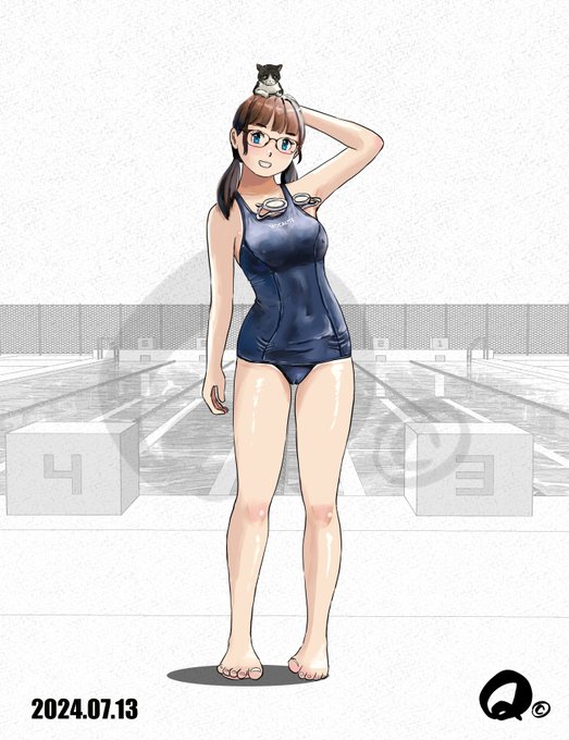 7/13㊏のモカちゃん
旧スクも着るよ～ 