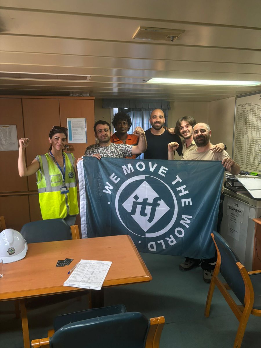 alymz1907's tweet image. @ITFSeafSupport 

We are very strong together 💪💪💪💪

#WeAreITF #ITFSeafarers #ITFInspectorate