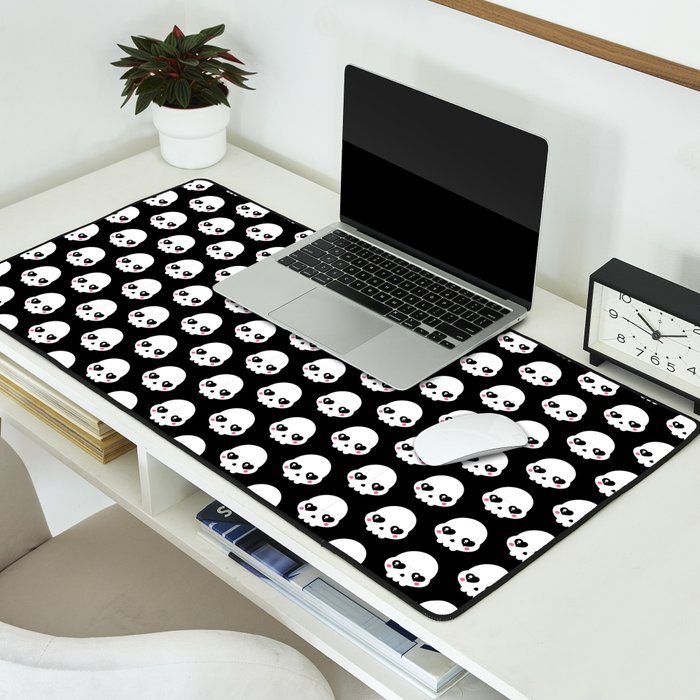 sasyall's tweet photo. ▶️https://t.co/zwWdYRfUp3

25% off this item today!
#society6 #deskmat #kawaiiskulls #creepycute #sasyall #creepycuteart #skullpattern https://t.co/hWjLVbufdp