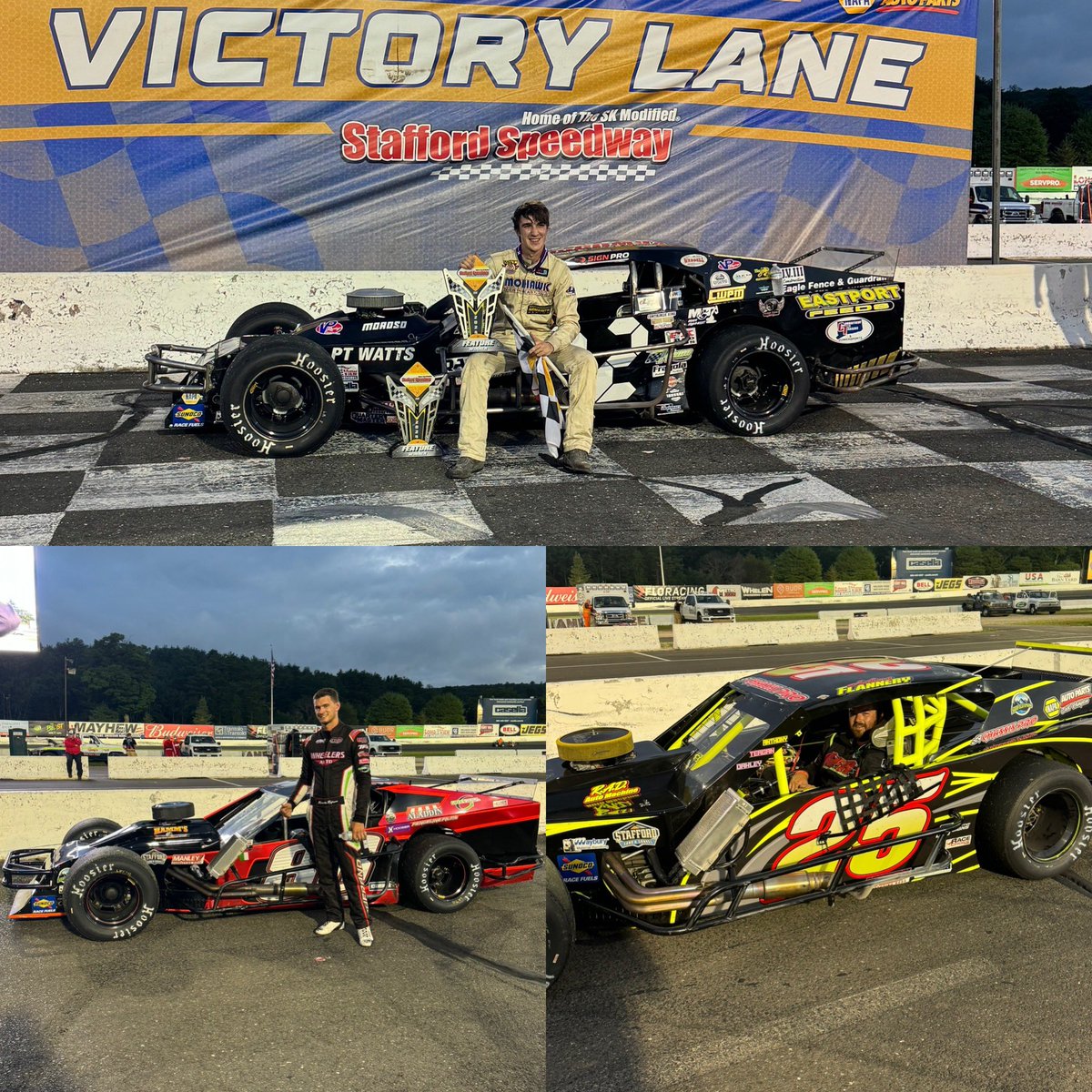 Michael Christopher, Jr. scores his 2nd SK Modified win in the last 4 races.

2nd: Marcello Rufrano
3rd: Anthony Flannery