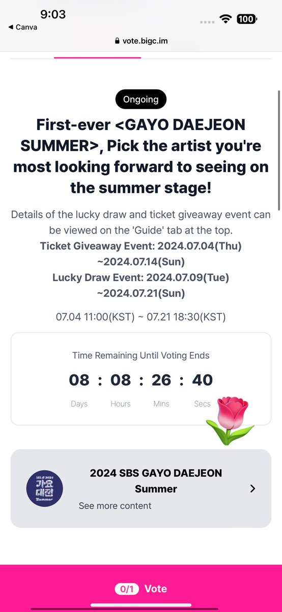 L0VELYBEOMIE's tweet photo. Hi MOA 🔉‼️

please spread about this!! TXT is nominated in <Gayo Daejeon Summer!> 

let's show the hype for TXT and our fandom growth by voting!! you can use multiple google accounts for this! make sure to encourage your moots too 🙏🩷

🔗: https://t.co/ZVcuKkE25e https://t.co/hXPR2327X1