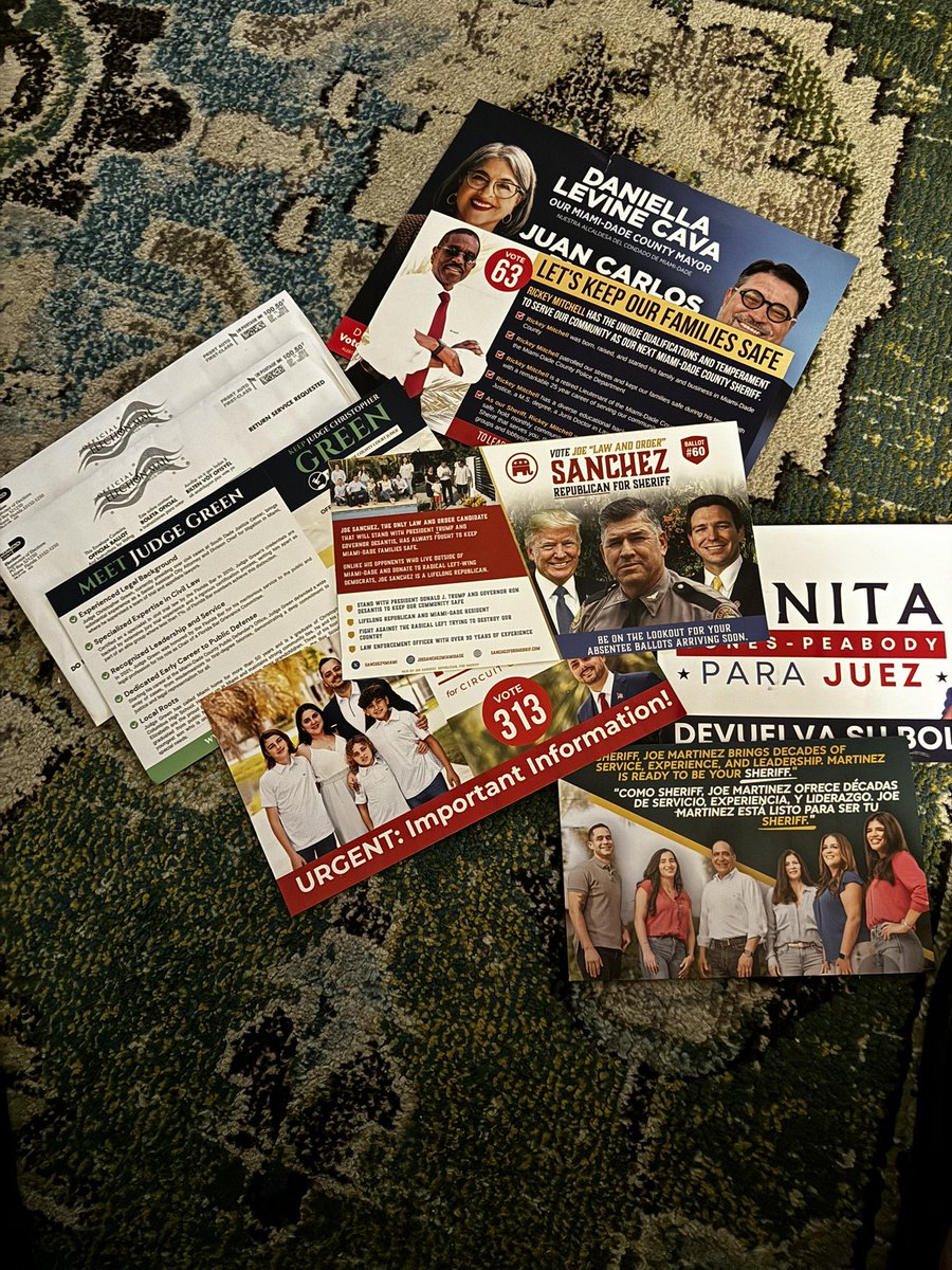 It begins- Our mailboxes won’t be the same for the next 116 days #Election2024