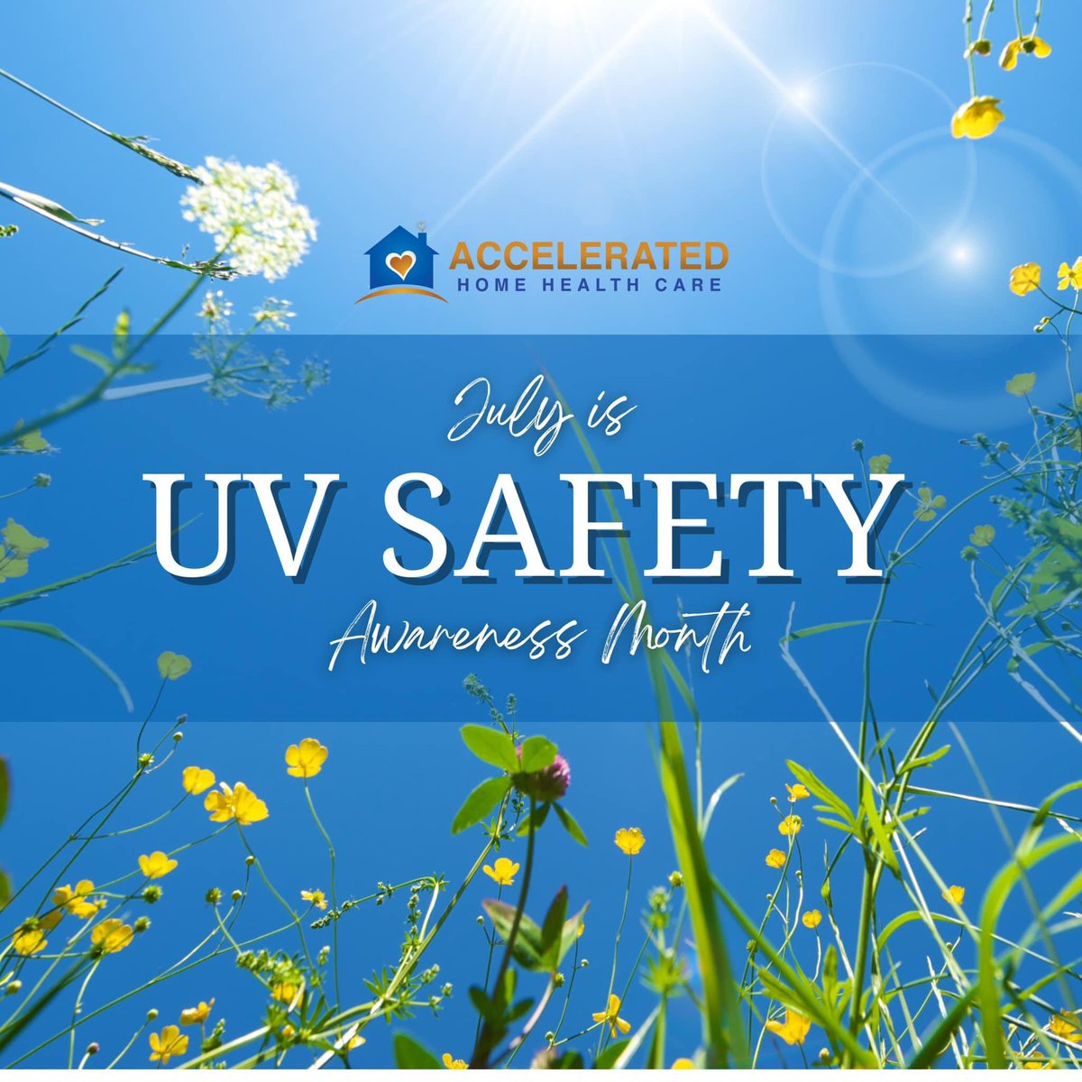 Accelerated_HHC's tweet photo. July is UV Safety Awareness Month. Las Vegas had been reaching record highs this month.

Reminder to wear sunscreen, and a hat to protect yourself from skin cancer, and other injuries which can be caused from overexposure to ultraviolet (UV) rays. Most importantly, stay hydrated! https://t.co/2hNxtnkQlw