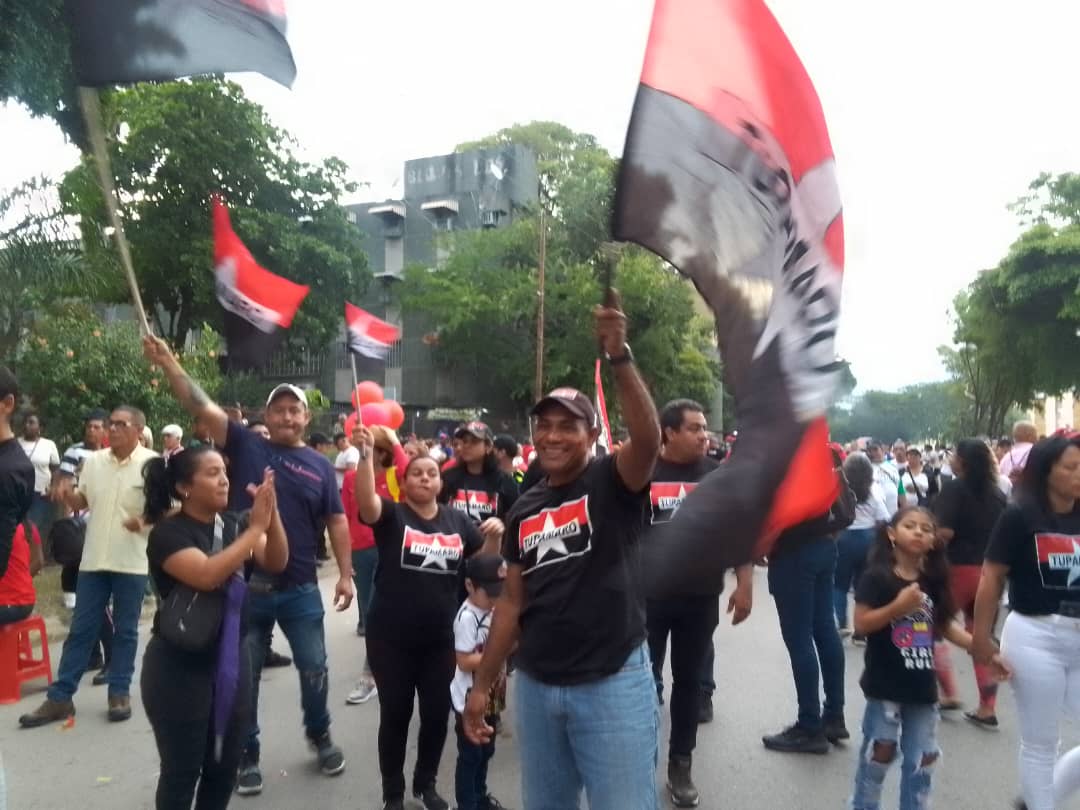 La militancia #TupamaroConNico activa organizada y preparada para este 28j. Hacer irreversible la revolucion bolivariana con nuestro #VotaTupamaro  por que solo <a href="/NicolasMaduro/">Nicolás Maduro</a> es paz  para nuestro pueblo. 
¡Nadie nos quitara la alegría ni nos volverá colonia de ningún imperio!