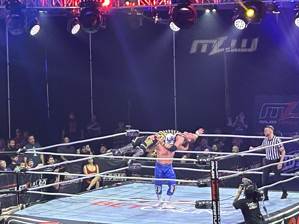 ThomasJJStarr's tweet photo. Blood and Thunder @MLW is live. @slamwrestling https://t.co/3kjqwUCZRW