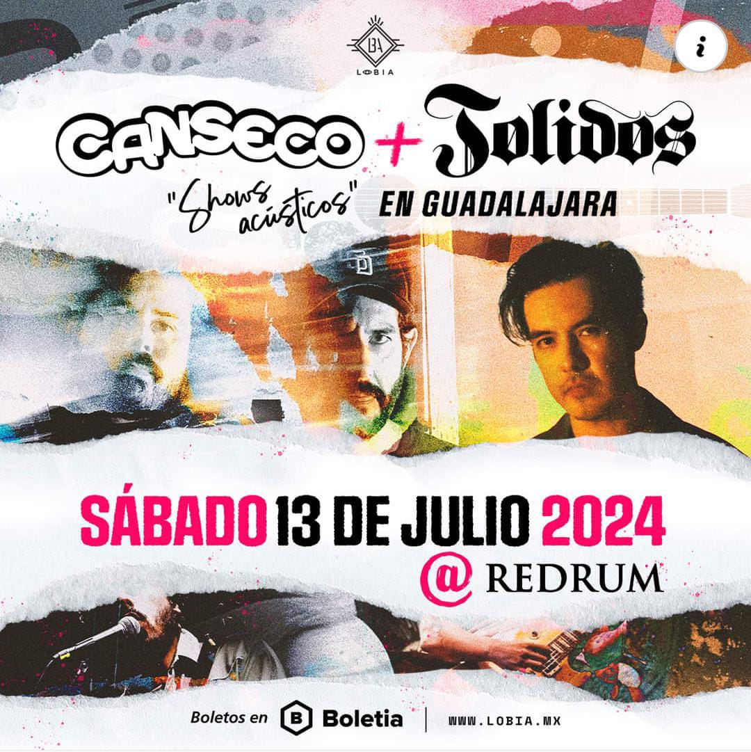 ludikagdl's tweet photo. #Conciertos
Ya es este sábado la cita tapatía con @cansecotj y @tolidos_MX en un especial show acústico
Reencuentrate con los mayores éxitos de ambos proyectos en un íntimo recital en #RedrumForo
🎟️🎟️ Vía Boletia
Presenta @Lobia_ https://t.co/uT3VVftrsa