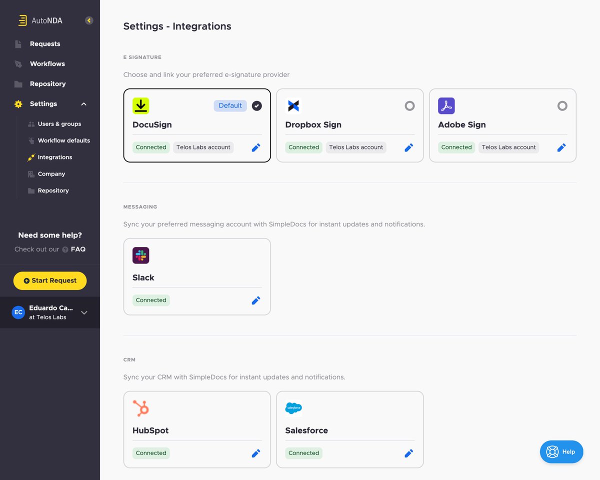 PrestonJClark's tweet image. We’ve completed some huge integrations for our customers in the last few weeks at @smpldocs. So proud of our team!