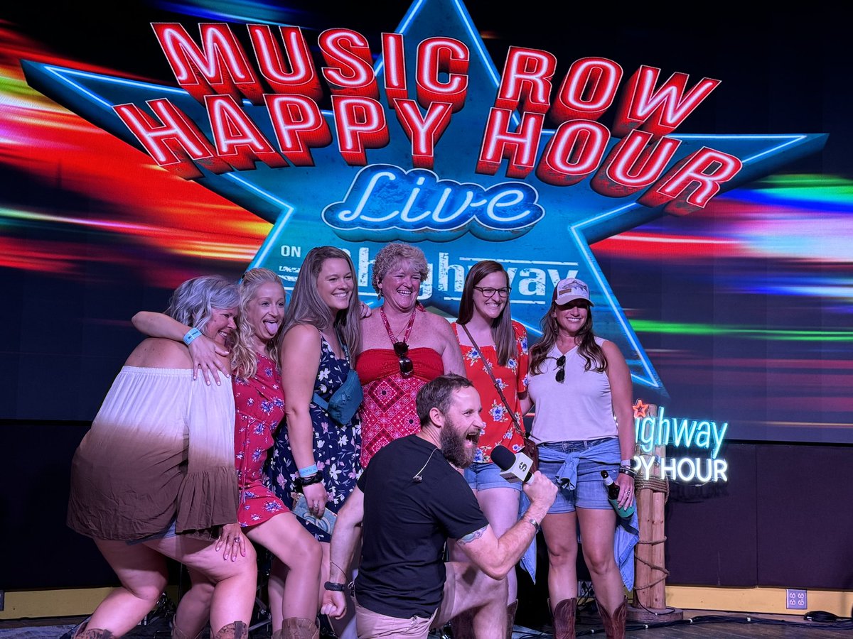 Unforgettable day with buzz, nick and the crew at music row happy hour at Margaritaville Nashville - thanks <a href="/highwaysiriusxm/">SiriusXM The Highway</a> hope we all meet again!