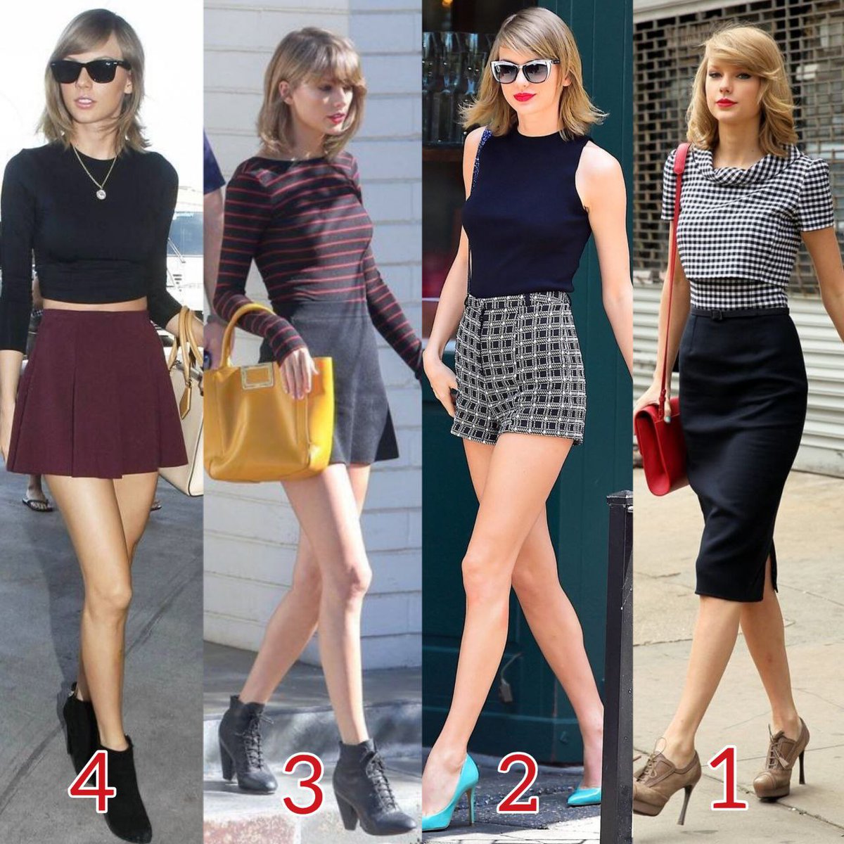 SwiftTaylor2148's tweet photo. 🤩 Which style do you like the most? 🤩 
 #taylorswift #taylorswiftlive #taylorswiftvids #taylorswiftfan #taylorswiftconcert #viral #tay #foryou https://t.co/xTHuQ8SzMS