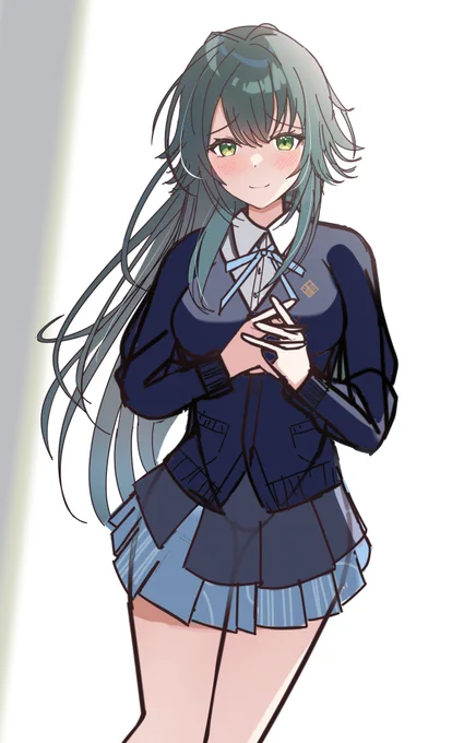 こっちは手毬のラフ初めて描くから新鮮 