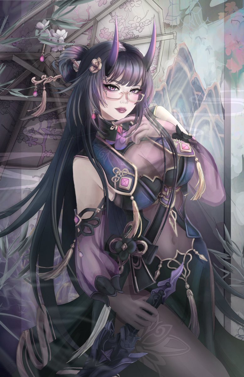 I played honkai because of this skin… #RaidenMei