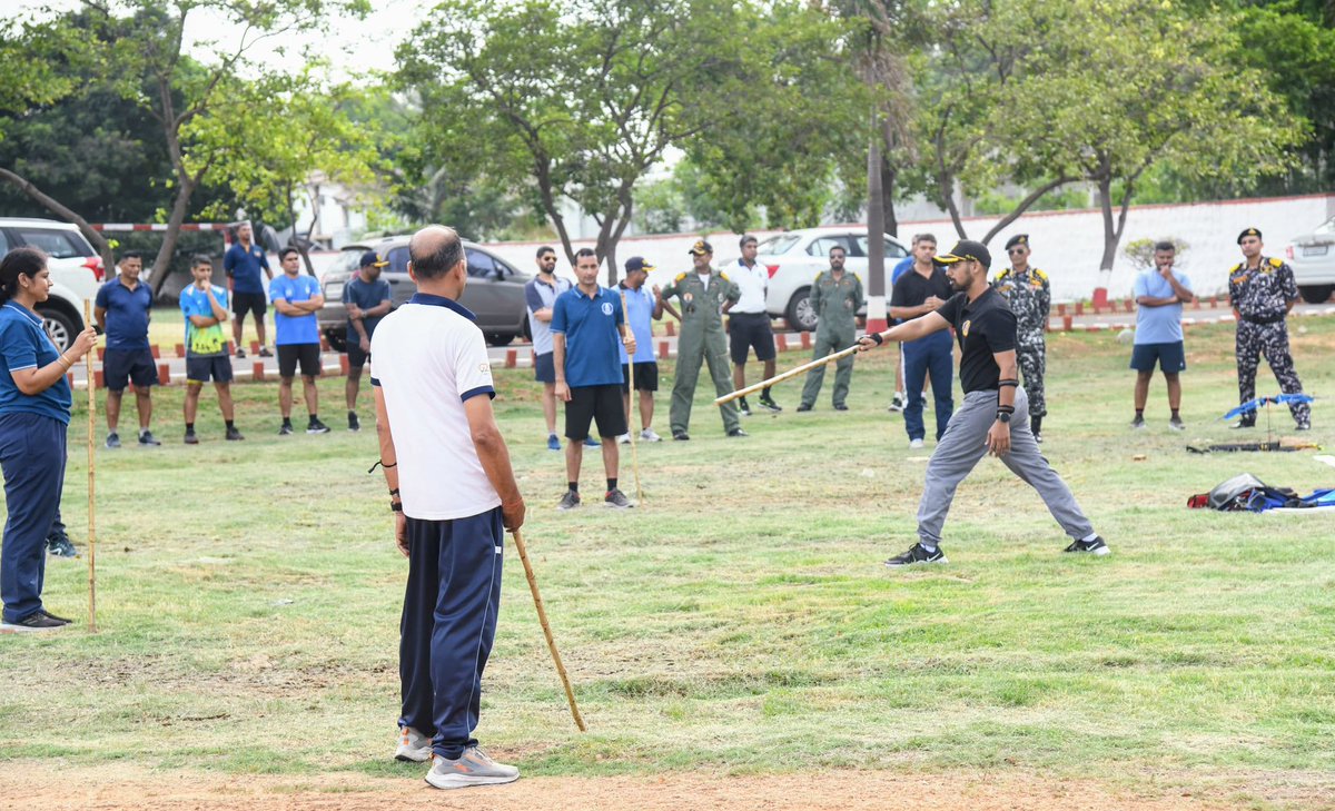IN_Dega's tweet photo. 🏹  Unveiling the Dega Archery & Silambam Club (DASC) !

#CODega inaugurated the  Archery & Silambam Club yesterday. It's not just about martial arts—#Silambam teaches self-defense and #Archery sharpens focus and precision

Dega Personnel dove in eagerly, blending tradition with fitness and fun! ✨