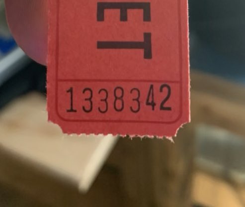 Do you have the matching 50/50 ticket??? Prove it!!
