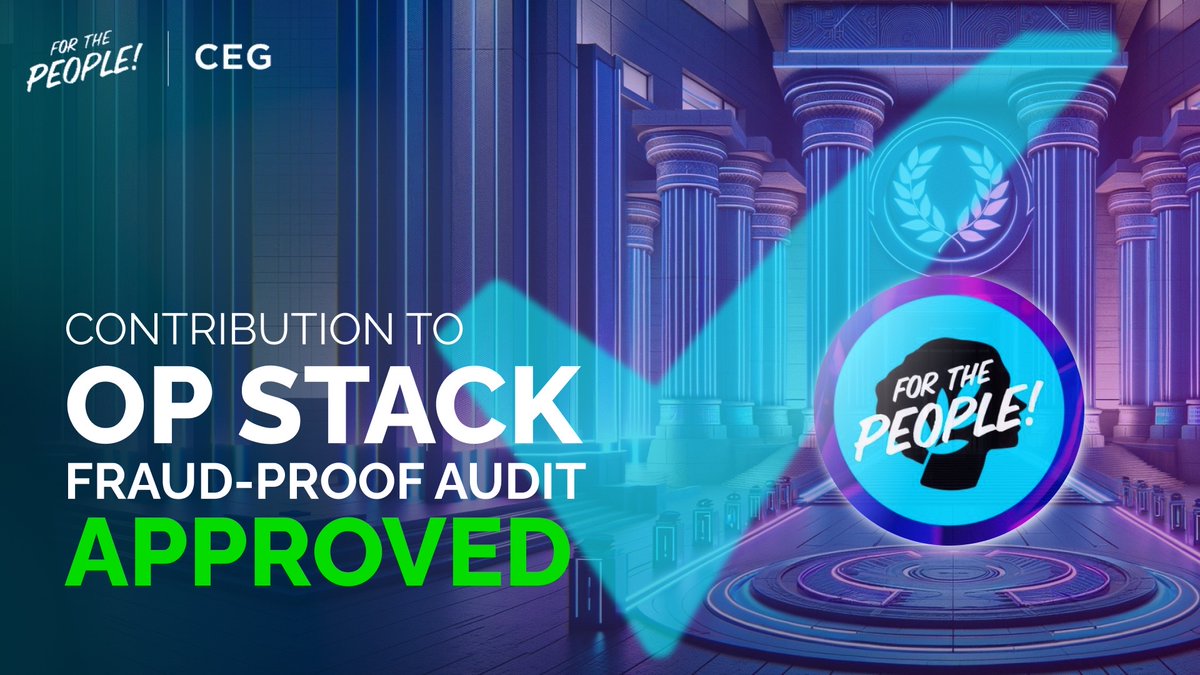 MetisGovernance's tweet photo. Contribution to the OP Stack Fraud Proofs Audit was approved today 👏
Thank you for actively contributing to Metis community governance! 🗳️
This allows @metisl2 to support the audit by incentivizing more eyes to scrutinize the code, bringing higher security outcomes 🛡️ https://t.co/TZlYn62MMZ