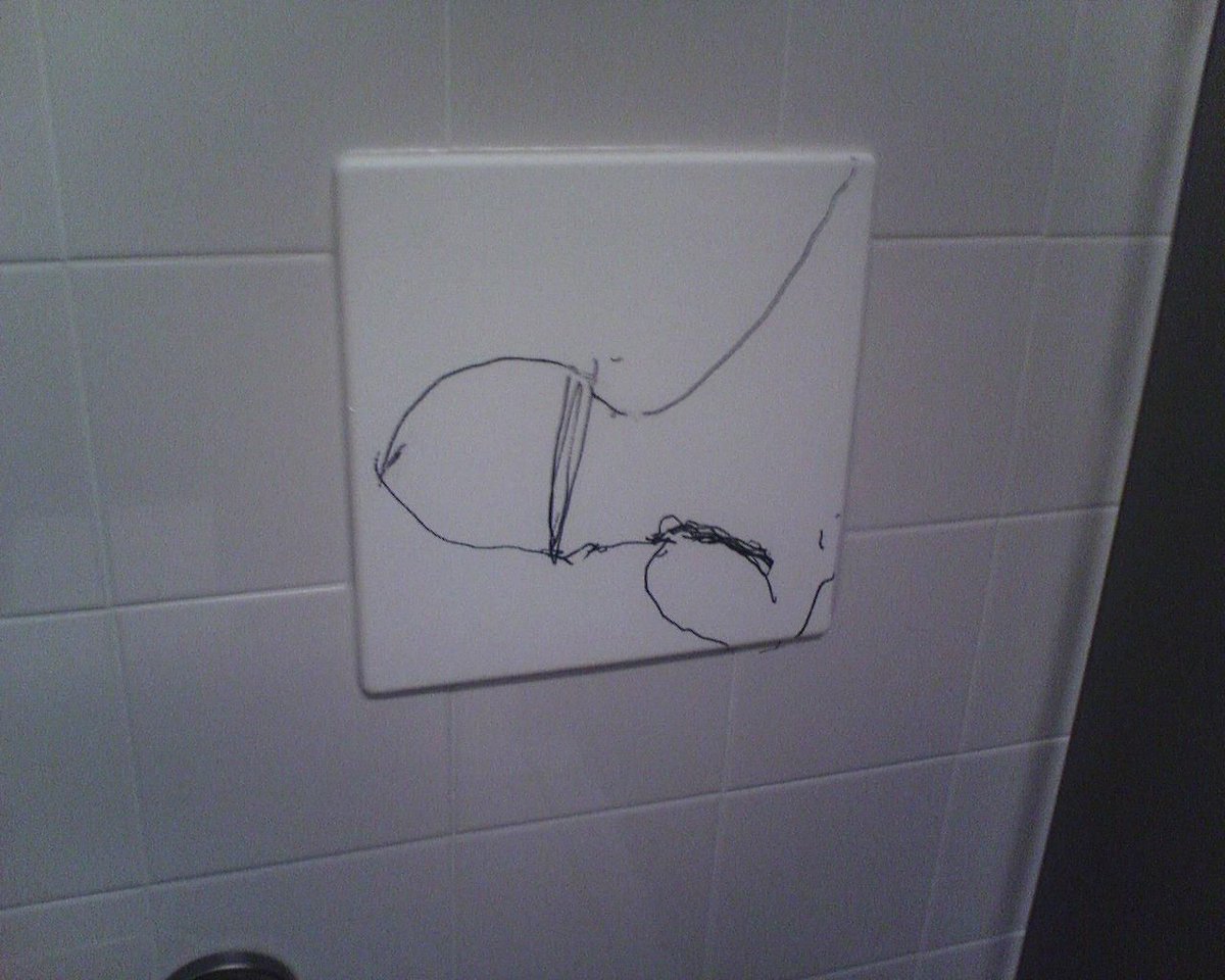 NomadickGayze's tweet photo. San Francisco Bathroom, 2007
Baño de San Francisco, 2007

#rude #chode #nomadickgayze #sf #sanfrancisco #california #wc #stall #baño #sharpie #ink #graffiti #polla #pene #penis #falo #phallus #art #onenut #dick #citybythegay #citybythebay #crotch #weiner #willy #piss #peebreak https://t.co/K7Vq2sW4aM