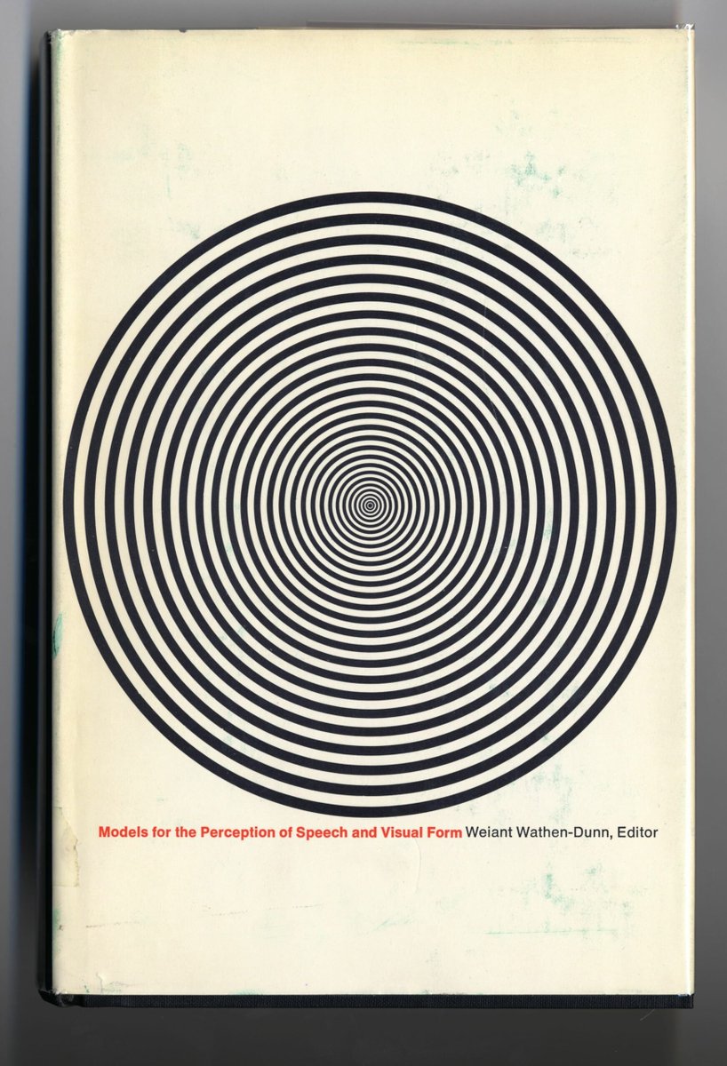 I accidentally found an all time banger of a book cover while I was procrastinating on the subway platform home-- MIT Press, 1967: