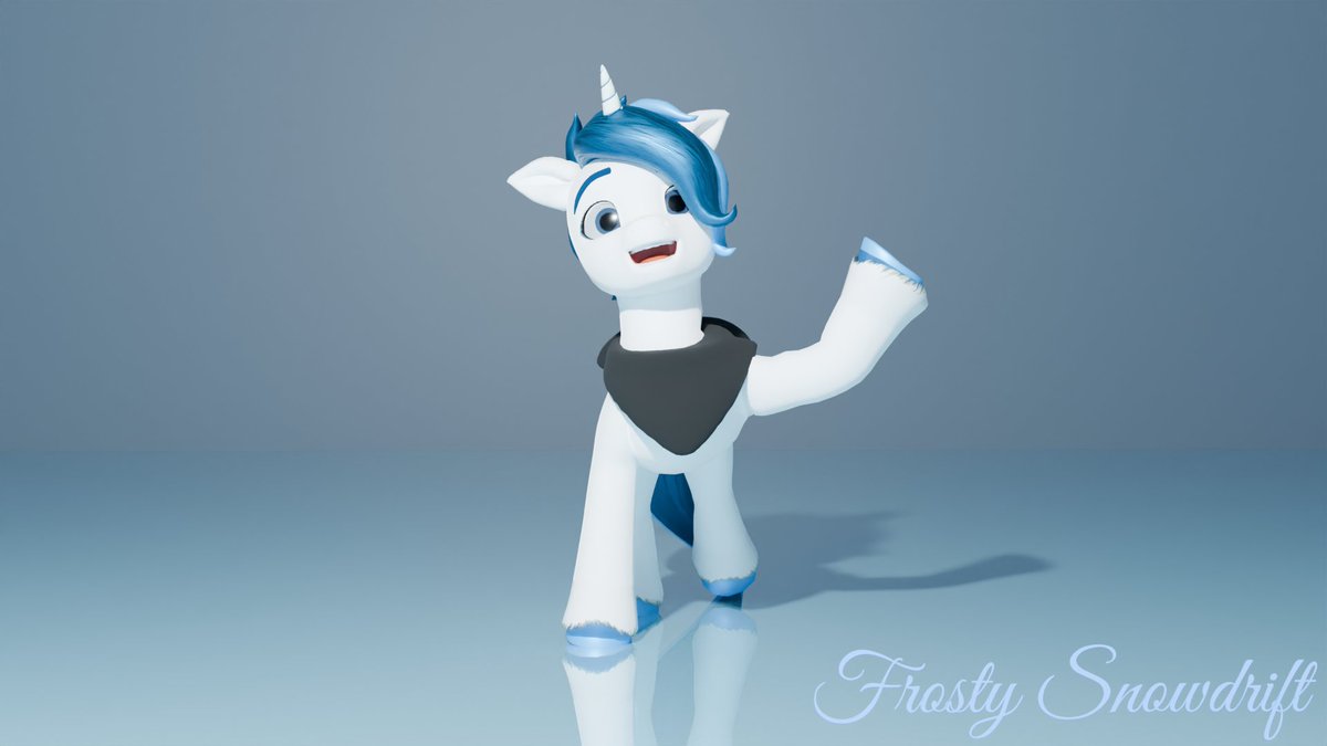 FrostySnowdrift's tweet photo. I finished my friend @blue_fiddler 's oc! Here's the ref sheet I used that he gave me. I'm forcing you to be in my animations with me in the future! =) @MyLittlePony @EquestriaDaily @EquestriaDaily2 #mylittlepony #mlpg5 #mlpg4 #mlpart #mlpmodel #g4mlp #g5mlp #mlpfim #mlpmym #mlp https://t.co/NjaTRjmWZH