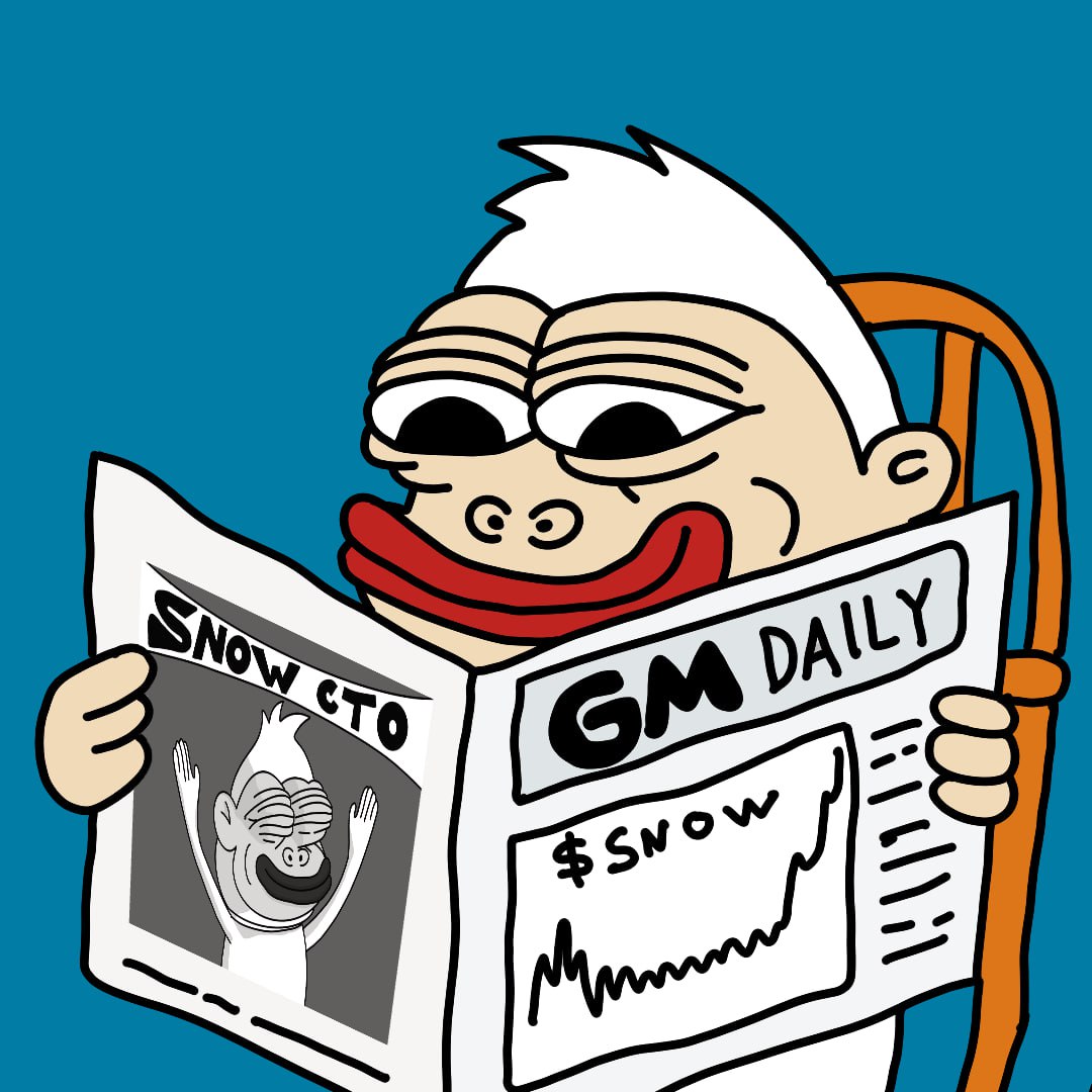 Hmmm, They say its a $SNOW day . CTO just underway and <a href="/ponkesol/">Ponke</a>  <a href="/pepe/">pepe</a> still low key claiming  me with child support. 

Another day in the meta $SNOW