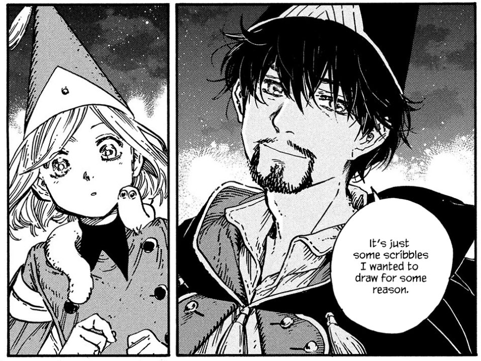 olruggio’s special chapter is actually very possibly my favorite chapter of the manga. makes me emotional every time