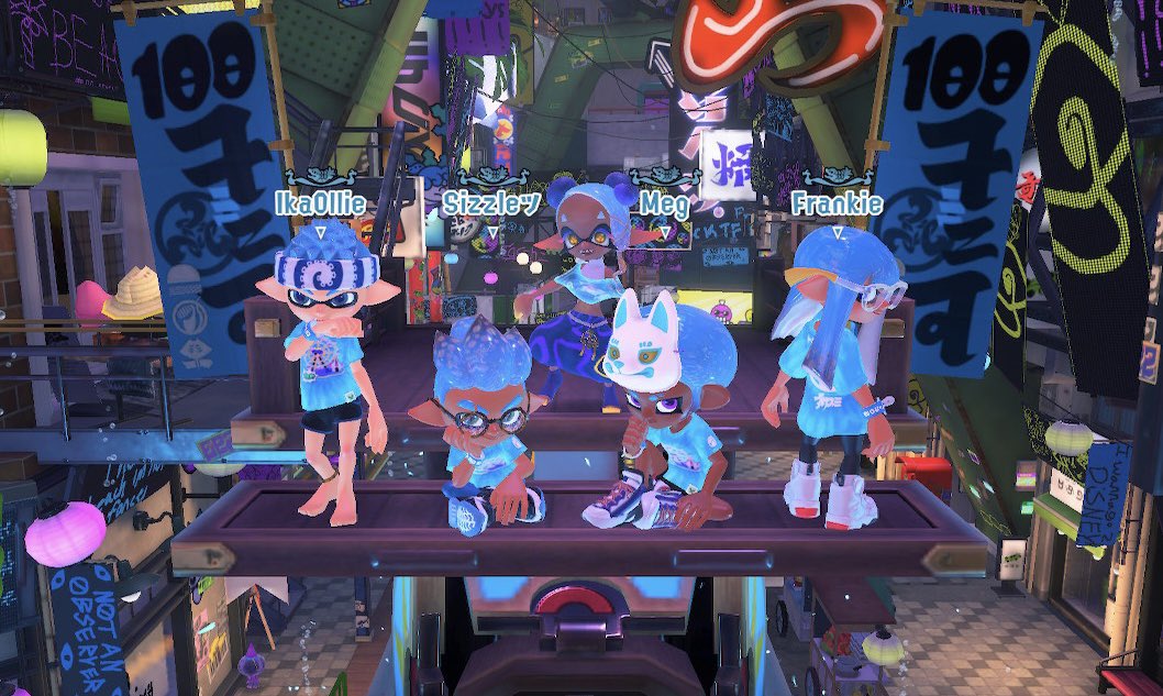 frankierod23's tweet photo. Won a 100x battle for Team Amusement Park in the first 2 hours!!!! LET’S GO!!!!!  #Splatoon3 #NintendoSwitch #Splatfest https://t.co/1OwLkm55sQ