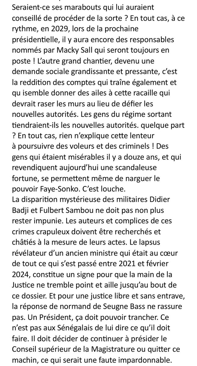 e_ndao's tweet photo. « A L’ÉCHAFAUD CES SALAUDS ! » 
#KaccoorBi #LeTemoin https://t.co/XqVinL7YPN