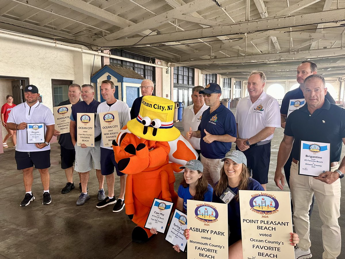 #Brigantine was named by the <a href="/NJSeaGrant/">NJSeaGrantConsortium</a> as one of Atlantic County’s top beaches.

Big thank you to our Recreation Commissioner Mark Virgilio for receiving the award on behalf of the City!