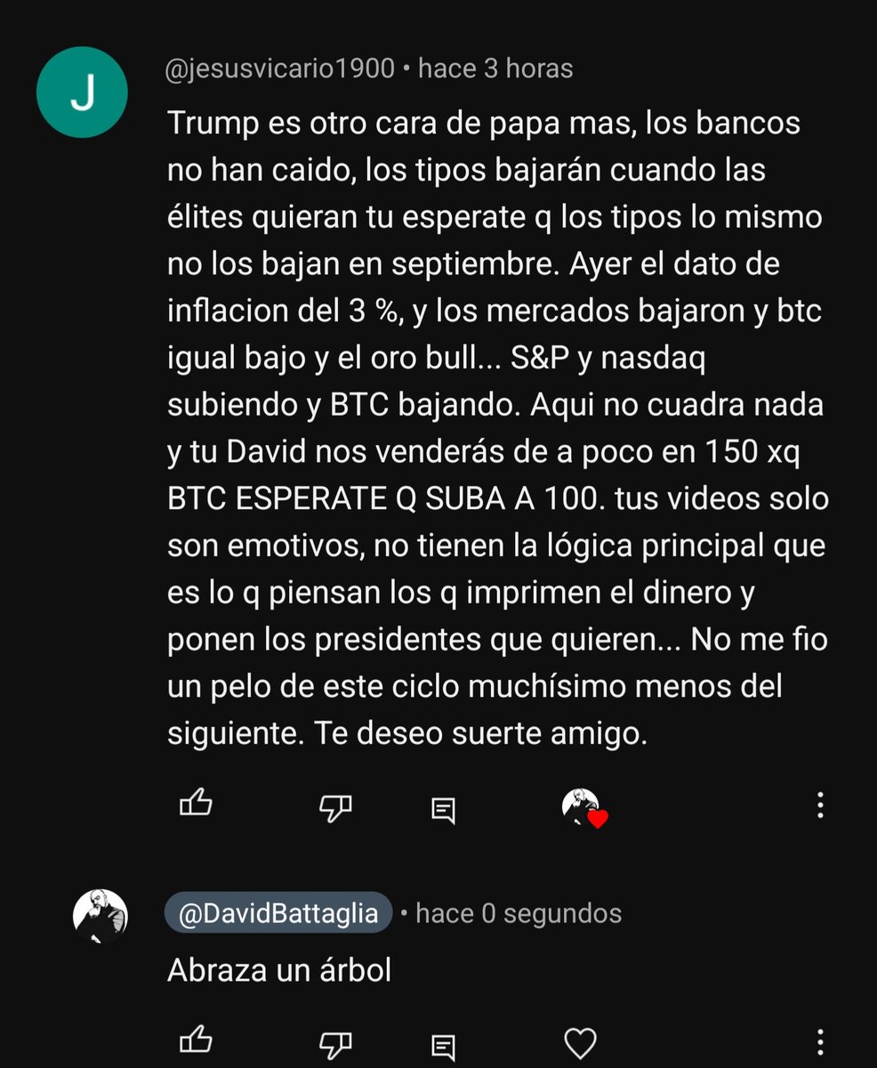 DBATTAGLIAYtube's tweet photo. El muro de preocupaciones continúa, el stress post traumatico del tope de 2021, el miedo en máximos en el mercado etc.

Este rally será muy odiado 🤣🤣🤣

#bitcoin no es para débiles mentales, de hecho nada en la vida que valga la pena es para débiles mentales. https://t.co/En8hcwyU91