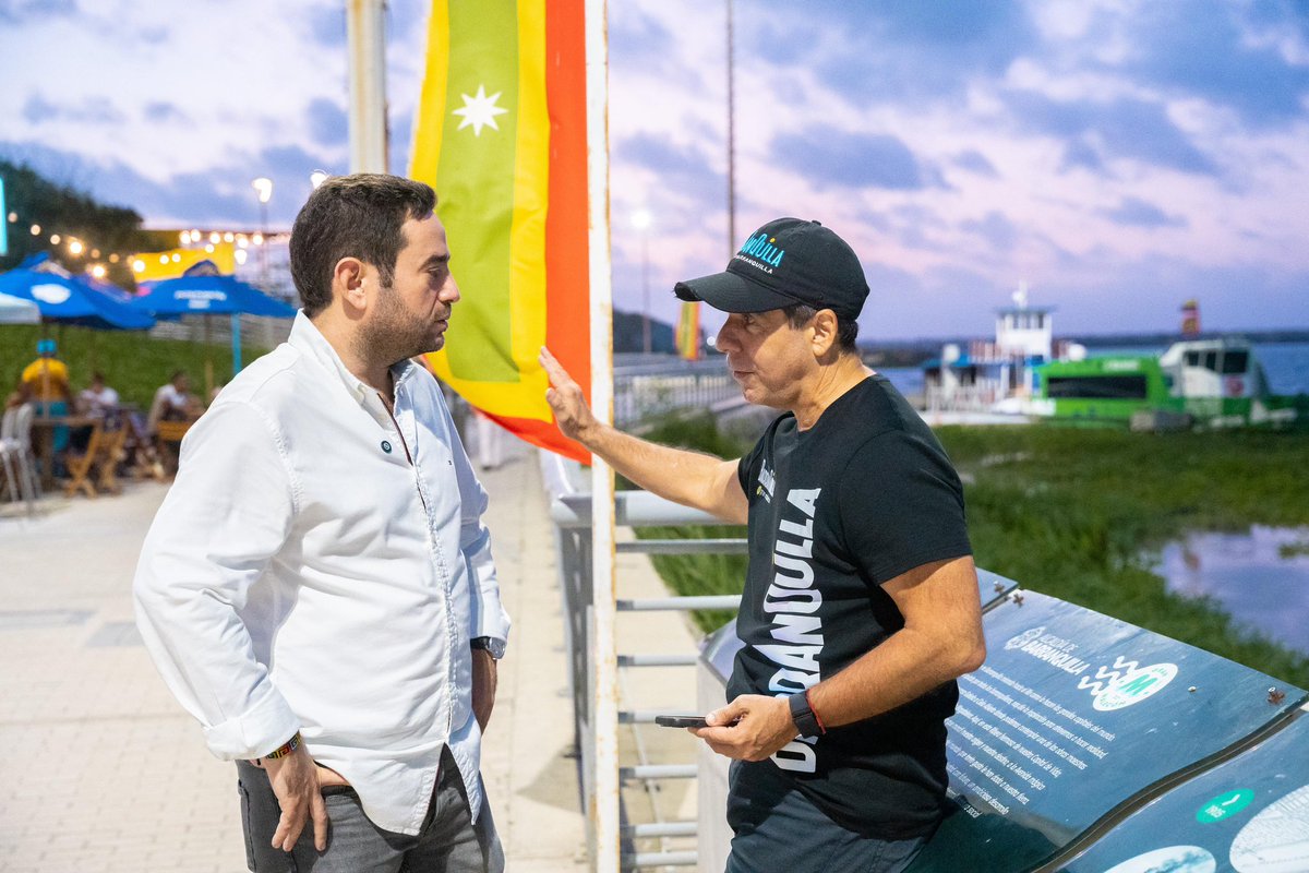 CotoManzur's tweet photo. ¡Lorica y Barranquilla están más unidas que nunca!

Finalizamos la #AgendaBarranquilla con un recorrido por el malecón junto a @AlejandroChar , admirando cómo se convirtió una idea en un sueño hecho realidad 🙌🏼

Gracias, por todo tu apoyo y compromiso con el crecimiento de nuestra amada Lorica. ¡Sé que juntos podemos lograr grandes cosas! 👏🏼