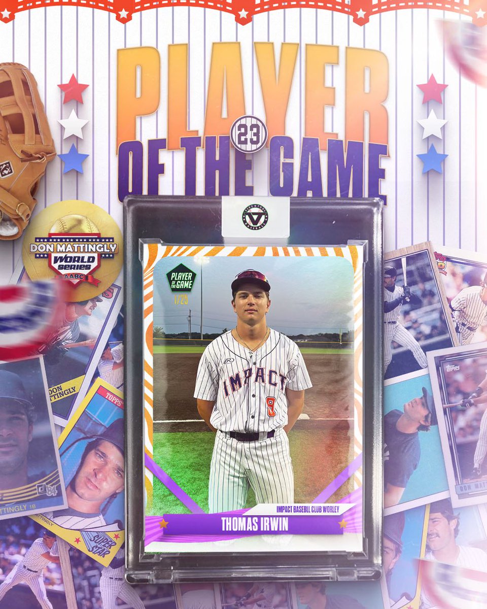 FiveToolTexas's tweet photo. #MattinglyWS F: @ImpactBsblClub Worley 2, Athletic Zone Baseball 1
PoG: @Thomas_Irwin_Jr 7 IP, K, 3H, R
Hitter: @Ricky_FB_Morgan 2-2, 2B, R
Notable: @leonel_leiva14 6 IP, 7K, ER, 2 BB https://t.co/Eq1xXSrMcf