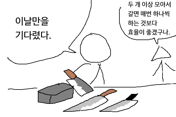 복수의 칼을 갈아온 사람 