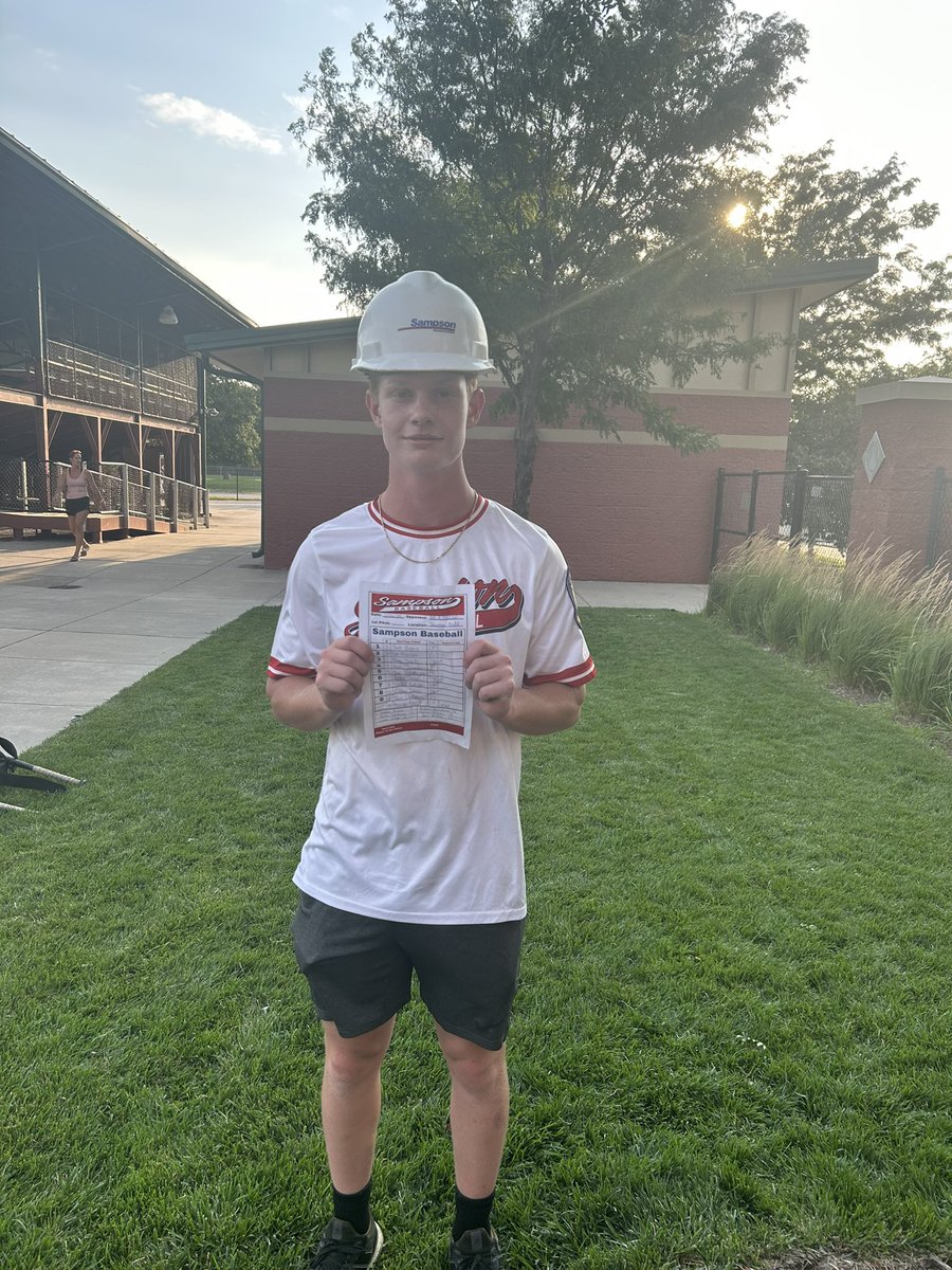 Sampson Construction Baseball tweet media