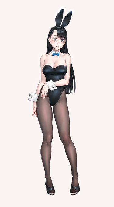 7月のバニー。
板状タイプの耳がどっちかというと好きですね。 