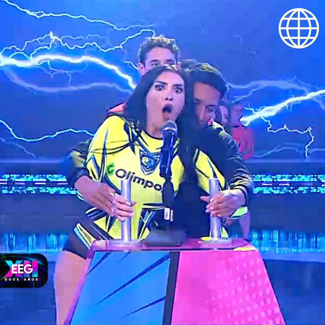 estoesguerra_tv's tweet photo. #EEG2024 😂⚡Los Guerreros y Combatientes tuvieron reacciones graciosas al jugar “Alta Tensión” 🔥 . ¿Cuál fue tu reacción favorita? 👇🤣 https://t.co/dfzMwmnZ5U