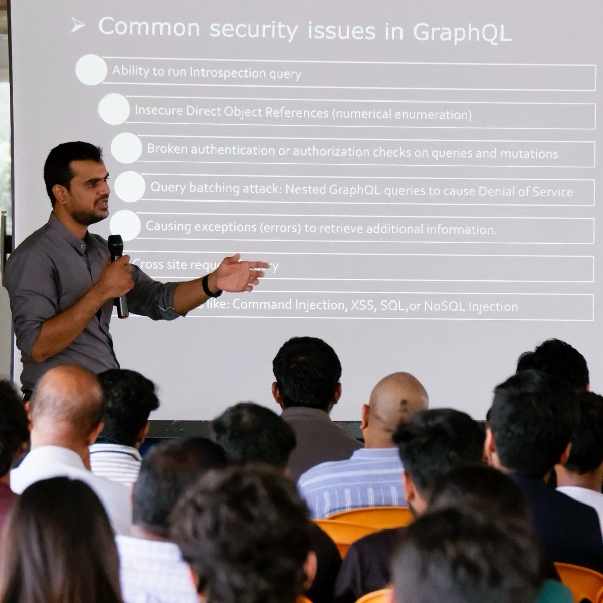 MaulikxLakhani's tweet image. Conducted session at @Nullblr on discovering GraphQL security vulnerabilities and effective penetration testing methodology. Slides available on Null BLR site.

#nullcommunity #infosecurity #cybersecurity #penetrationtesting #infosec #GraphQL #vulnerability