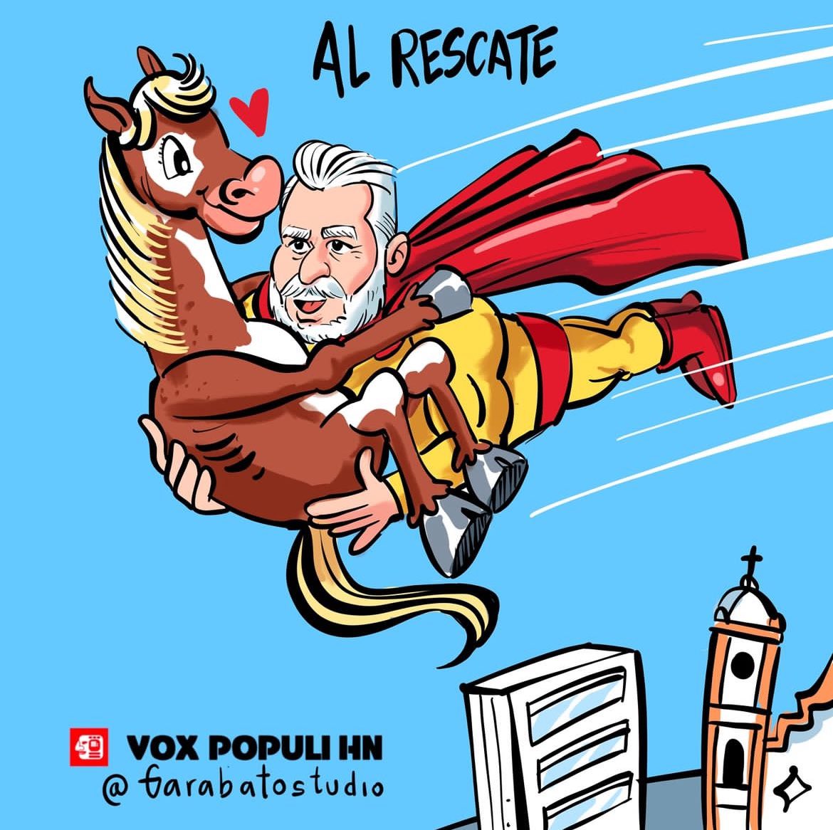 RobertoContreM's tweet photo. Gracias a Luis Barahona, orgullo sampedrano, me honra con esta linda caricatura. ¡Gracias, @GarabatoStudios y @voxpopulihn! https://t.co/Kq4kdZoej6