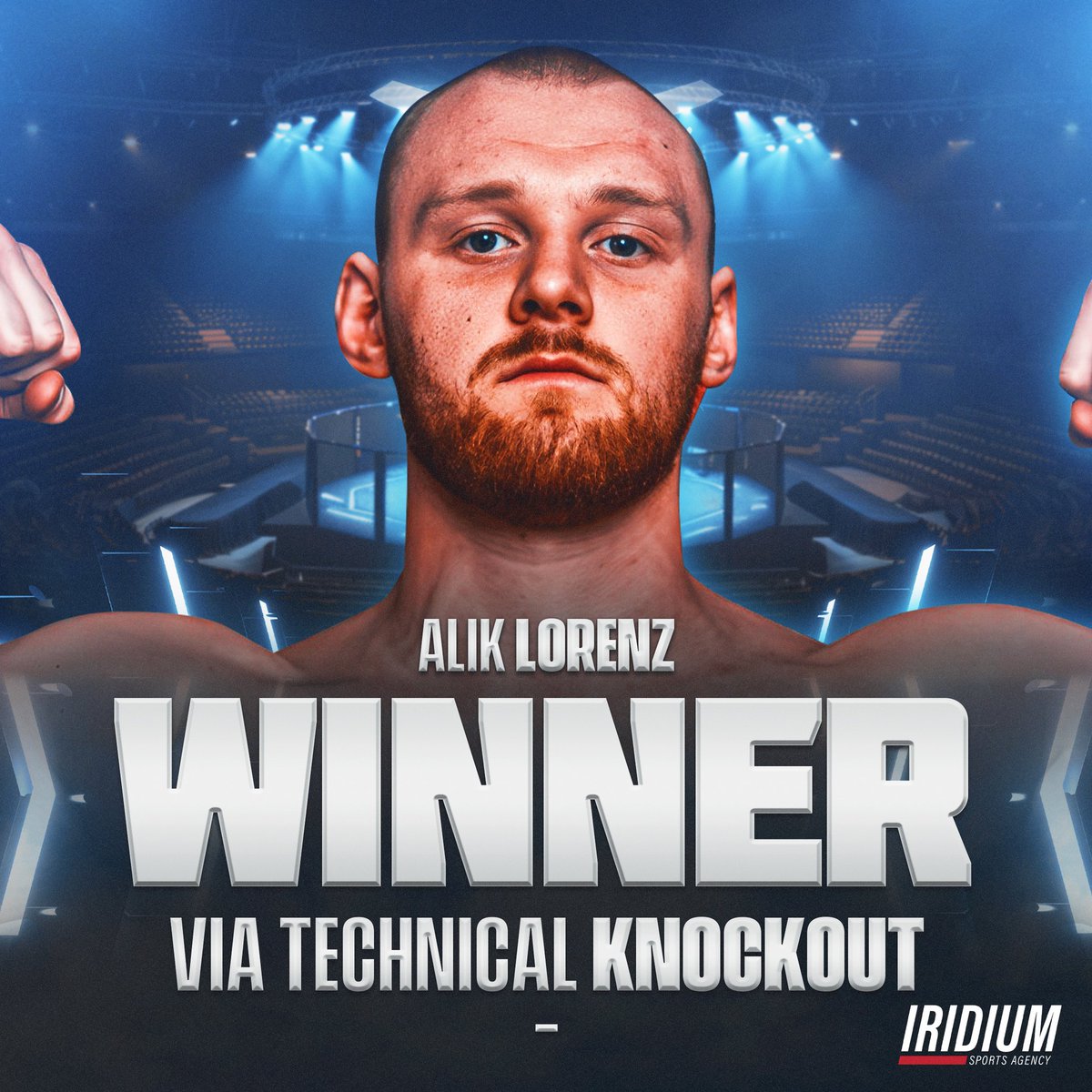 🚨 That's now 4 straight 1st-RD finishes for #TeamIridium ace <a href="/AlikLorenz/">Alik Lorenz</a> as he improves to 5-1 with the TKO  at <a href="/LFAfighting/">LFA</a> 👏🏽 #TheDarkside
